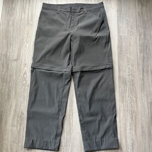 Eddie Bauer Women's Convertible Zip-Off Hiking Pants Size 12 Gray